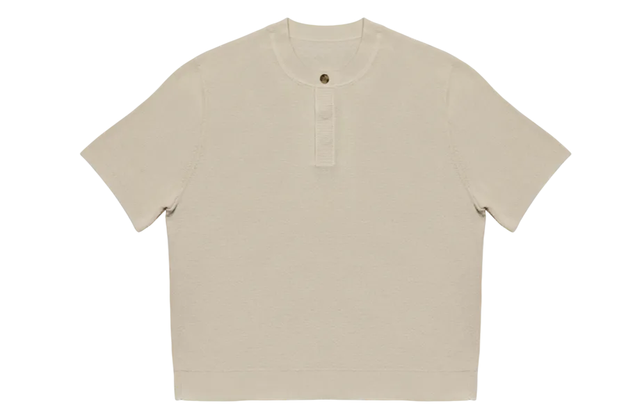 Long Sleeve Knit Polo